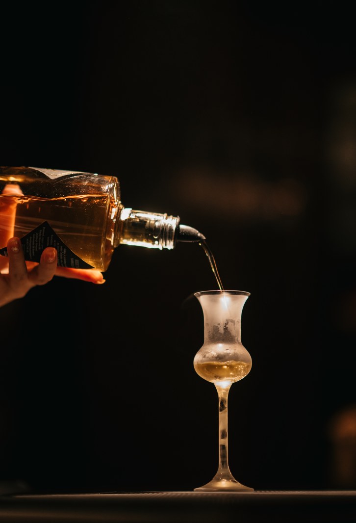 Cocktail preparation at the Heritage Rooftop bar